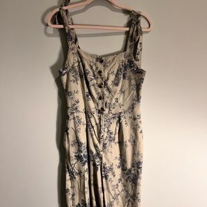 Gal Meets Glam - Floral Jumpsuit - Tie Shoulders